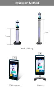 24000pcs Face Recognition Attendance and Temperature Measure Smart Security Devices