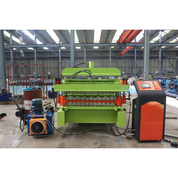 Color Steel Galvanized Roof Double Layer Roll Forming Machine For Metal Building Material