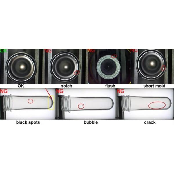High Speed 6 Cameras Preform Vision Inspection System Latest AI Algorithms Full Automated Remote Service