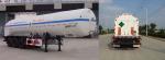 24000L-3 axles-Cryogenic Liquid Lorry Tanker for Liquid Oxygen