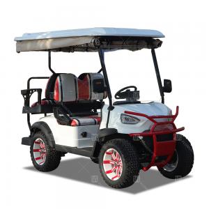 Quality Electric Golf Cart 4 Seats 80-1200km Range 6Hours Charging Time with lithium battery and off-road tires for sale