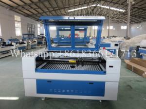 Blue Portable Laser Engraving Cutting Machines , Double Head Wood Laser Engraver