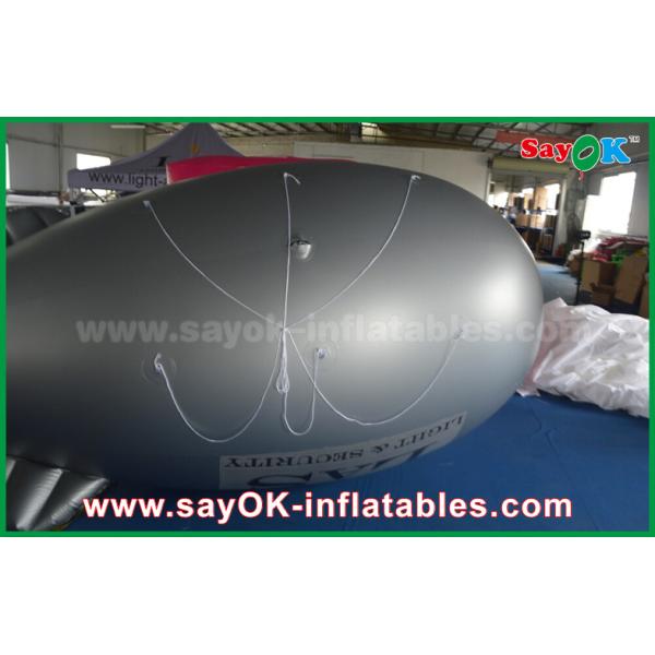 Giant Blow Up Plane Custom Inflatable Zeppelin For Outdoor Advertising