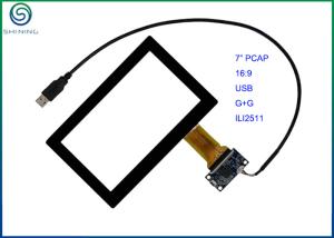 COB Type 7 Projected Capacitive Touch Screen For Industrial Monitor With USB Interface ILITEK 2511 Controller