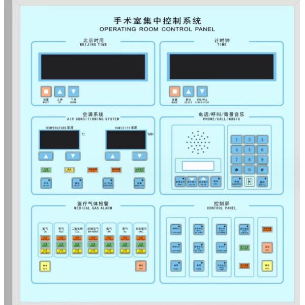 Six Unit Intelligent LCD Operating Theatre Control Panel Surgeon Control Panel For Hospital