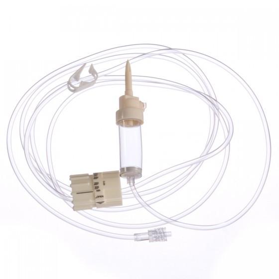 Buy Flow Rate Setting Adjustable Infusion Transfusion Set With Y Injection Port at wholesale prices