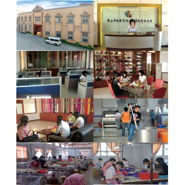 Dyed Pattern Goose Feather Flower Mount with Wire Accessory Durable Construction