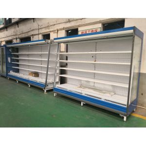 Multideck Supermarket Refrigeration Equipment , Mulitdeck Open Cooler LED