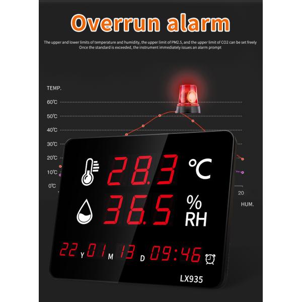 Baby Thermometer Digital Thermometer High Sensitive Temperature and Humidity Meter With Clcoks Temperature Sensor Greenhouse