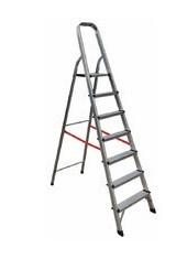 Buy Moveable Aluminium A Frame Ladder  Folding Scaffold Ladder 7 Steps at wholesale prices