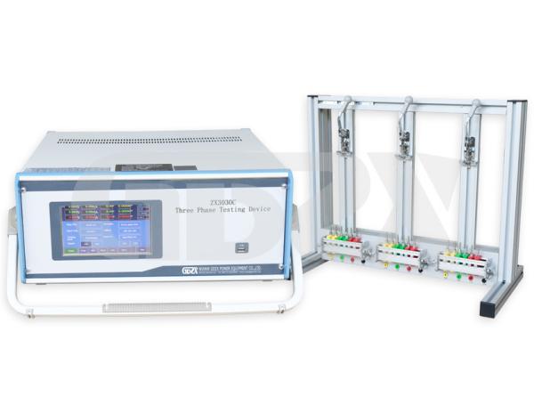 Buy Portable Three Phase Energy Meter Calibration Electrical Test Equipment With Test Shelf at wholesale prices