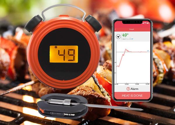 Buy Bluetooth Digital Meat Thermometer Bluetooth Probe Thermometer Mobile Operated at wholesale prices