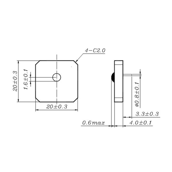 Microwave High Gain GPS Antenna Dielectric Ceramic Patch Antenna