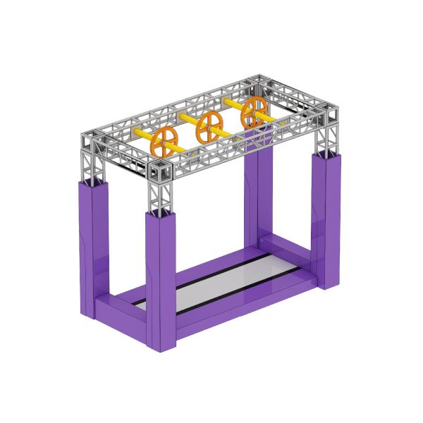 Intermediate Ninja Course with 15 Modules for Sports Centers