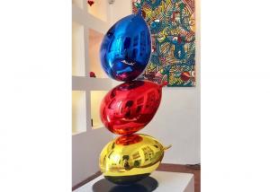 Quality Home Decor Fiberglass Balloon Sculpture Different Color Finish for sale