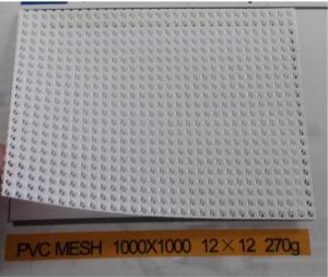 China Ventilative  PVC Coated Polyester Mesh Fabric UV Protection Dipped For Windbreaker on sale
