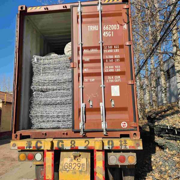 Gabion Box packaging and shipping