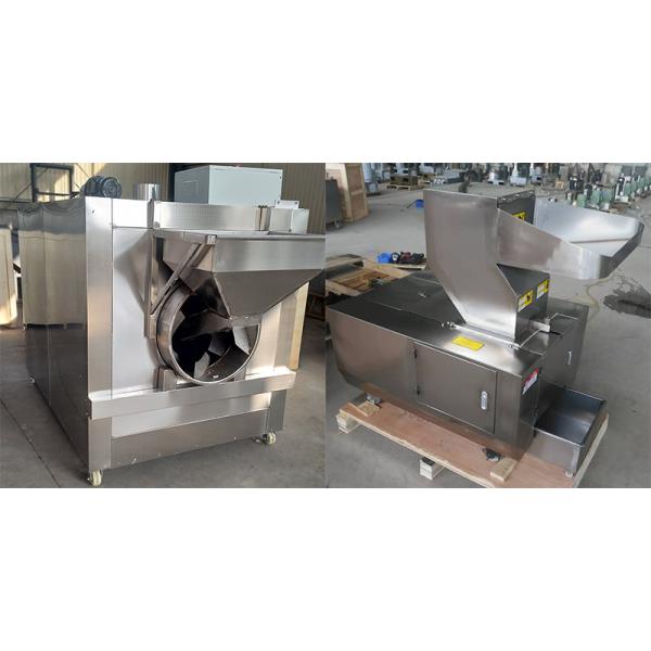 ACP Cocoa Powder Making Machine 200kg H Peeling Cocoa Bean Roaster Machine