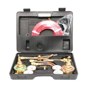 China Top- Welding Torch Oxygen Acetylene Gas Regulator Kit with Twin Hose and Cutting Nozzle on sale