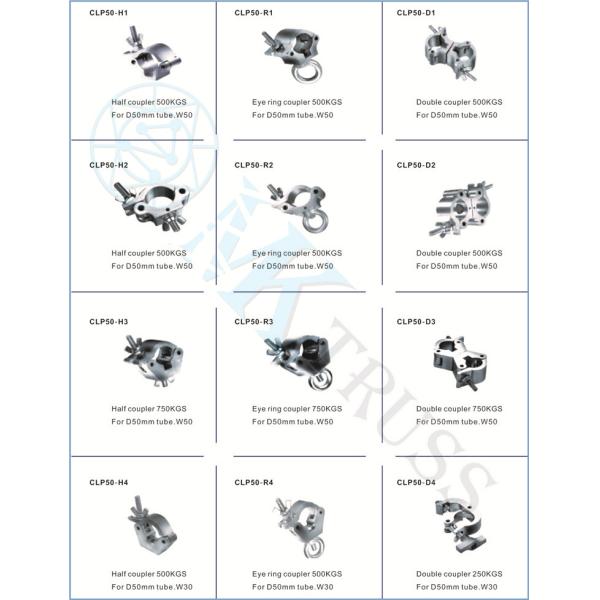 30mm Width Heavy Duty Truss Clamp for Conical Coupler Truss System D32mm Tube