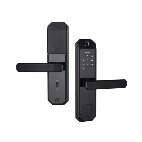 Buy Semiconductor Sensor Fingerprint Code Door Lock , Electronic Keyless Door Locks at wholesale prices