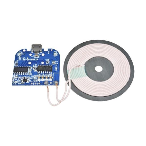 Buy Wireless Charger PCBA Circuit Board Receiver DIY With Coil Charging Module at wholesale prices