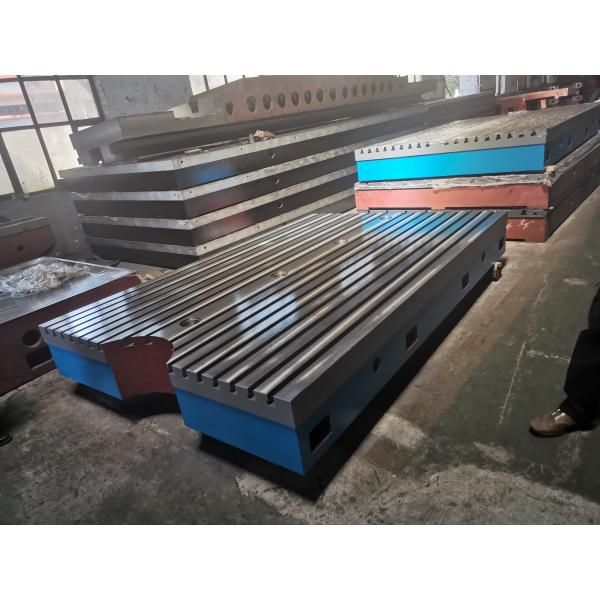 Industrial Cast Iron Surface Plate For Motor Test Bed Customized Shape Color