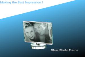 Quality crystal photo frame/acrylic photo frame/glass frame/glass photo frame/3D LASER ENGRAVING for sale