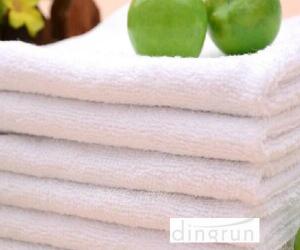 Quality Compact Pure White Hand Towels For Hotel , Soft Touch Hand Wash Cloth Fast Drying for sale