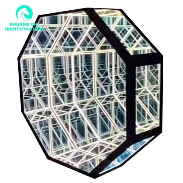 Buy Customized Checkered Transform Space 3D Neon Abyssal Mirrors with Customizable Colors at wholesale prices