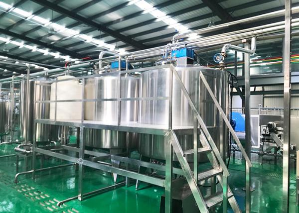 Buy Custom High Speed Beverage Blending And Packaging Line Easy Operation at wholesale prices