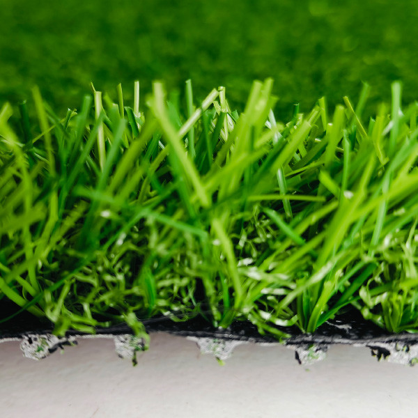 Non Infill Synthetic Turf 25mm Artificial Grass High Dtex For Sports Fields And Landscaping Decorations