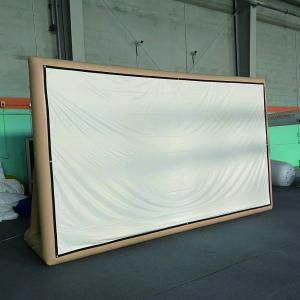 Quality Wholesale Customized Size Outdoor Movie Screen Rear Projection Outdoor Inflatable Movie Screen for sale