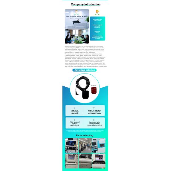 Audio Connector GPS Receiver Module with R232 Output for Automotive