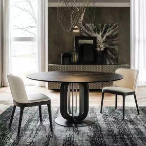 China Artistic Marble Ceramic Dining Table ,   Timeless Dining Table With  8 Seat on sale