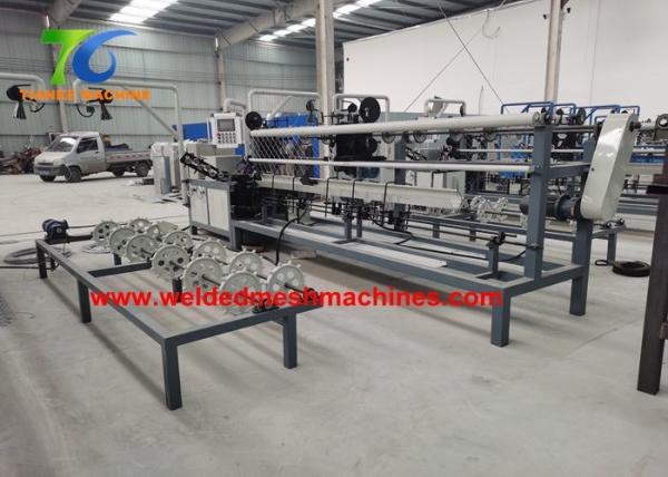 Buy 4000mm Width Fully Automatic Chain Link Fence Machine CNC PLC Controller at wholesale prices