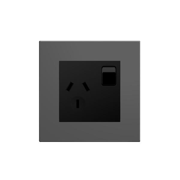 Buy Three Pin Electrical Power Socket , Amber Australia Plug Socket Type at wholesale prices