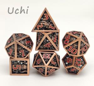 Quality Sturdy Nontoxic Resin Dice Set , Multipurpose Tiny Polyhedral Dice for sale