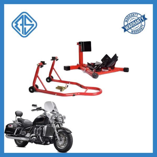 Buy Appendix Movable Motorcycle Stand Cart Front And Rear Paddock Stand Set at wholesale prices