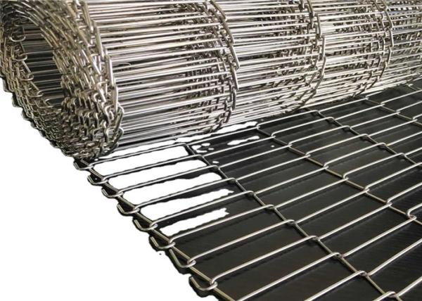 Buy Ss304 Flat Flex Wire Mesh Conveyor Belt For Bread Baking at wholesale prices