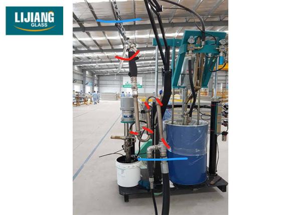 Buy Manual Two Pump Sealant Extruder Machine For Insulating Glass Production at wholesale prices