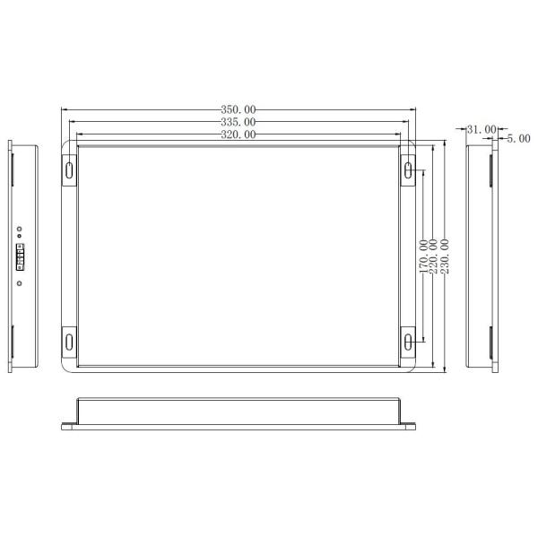 Self Service Kiosk Embedded UHF RFID Reader Writer , 1 - 27DBM Integrated RFID Reader