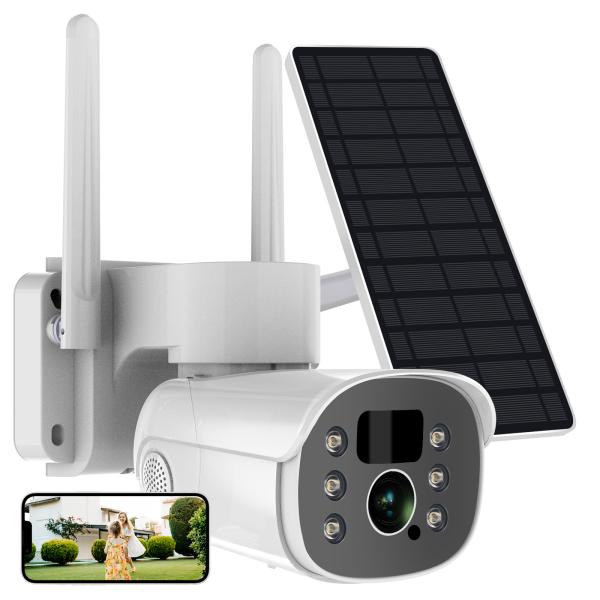 Buy Tuya Solar PTZ Camera Two Way Voice Intercom HD APP Control Outdoor Waterproof at wholesale prices
