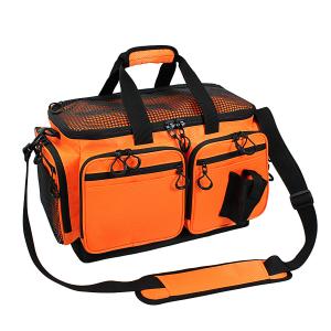 Quality ISO9001 Fishing Tackle Bags Water Resistant Fishing Gear Bag With Tackle Box for sale