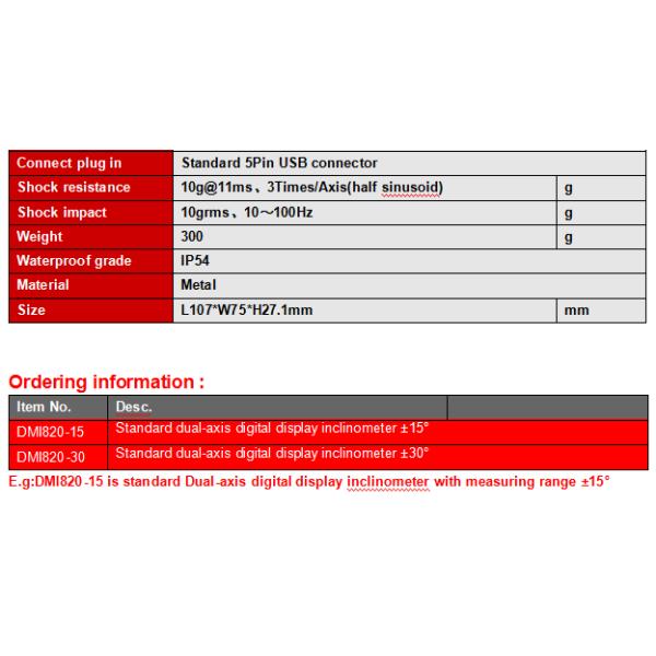 DMI820 high accuracy low measuring range Digital MINI BEVEL BOX GAUGE MAGNET BASE precision instrument Angle Protractor