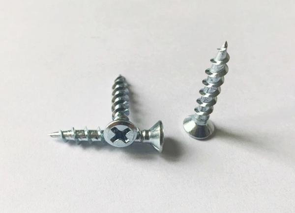 Buy Pvc Window Self Tapping Screws Coarse Thread Flat Over Csk Head With 4 Tiny Ribs at wholesale prices