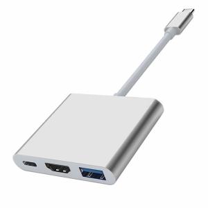 Quality USB C to Digital Multiport Hub Adapter Type-C to 4K Adapter with USB 3.0 USB-C 3.1 for MacBook 12 for sale