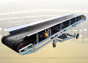 China Lifting Mobile Loading Conveyor , Bulk Material Handling Conveyors Height Adjustable on sale