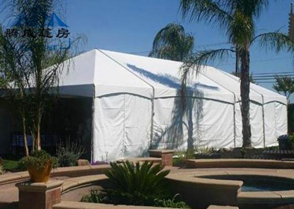 Buy White Color Heavy Duty Party Tent , Wind Resistant Easy Assembled Marquee Tent Wedding at wholesale prices