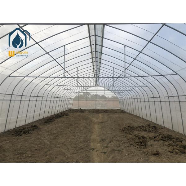 Commercial Agriculture High Tunnel Green Houses Single Span Metal Frame Greenhouse